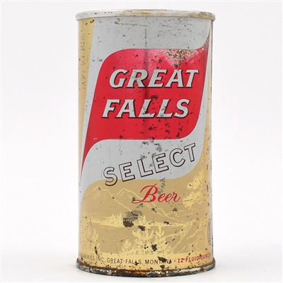 Great Falls Select Beer Zip Top 71-11 RARE
