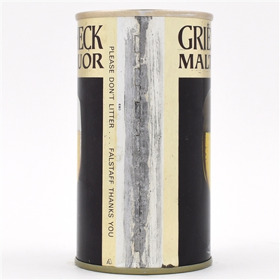 Griesedieck Malt Liquor Test Pull Tab 233-6 RARE