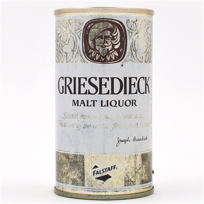 Griesedieck Malt Liquor Test Pull Tab ACTUAL 233-8 SCARCE