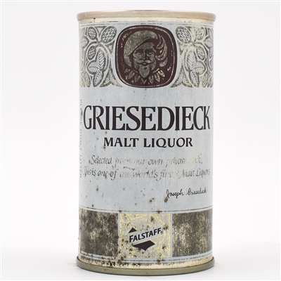Griesedieck Malt Liquor Test Pull Tab ACTUAL 233-8 SCARCE