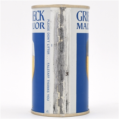 Griesedieck Malt Liquor Test Pull Tab RARE NEAR MINT ACTUAL 233-5
