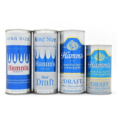 Hamms Beer and Draft Pull Tabs Lot of 4 Different