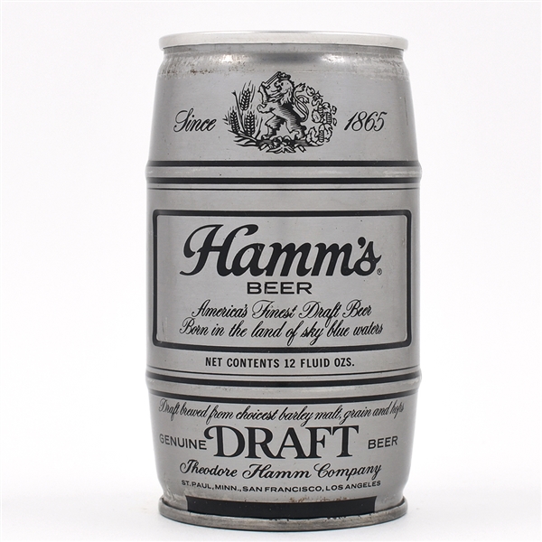 Hamms Draft Contoured Barrel-Shaped Test Pull Tab RARE 233-13 POSSIBLY UNIQUE