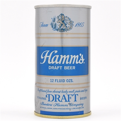 Hamms Draft Test Pull Tab ROLLED TO A 10 OUNCE SIZE 233-18