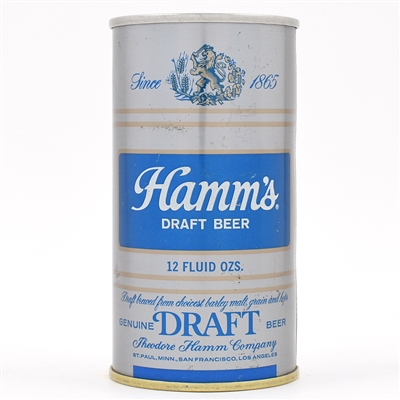Hamms Draft Test Pull Tab ROLLED TO A 10 OUNCE SIZE 233-18
