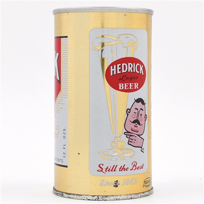 Hedrick Beer Zip Top ALBANY 74-27 SCARCE