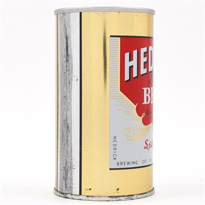 Hedrick Beer Zip Top ALBANY 74-27 SCARCE