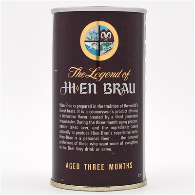 Hi-En Brau Beer Pull Tab 1970s 76-12