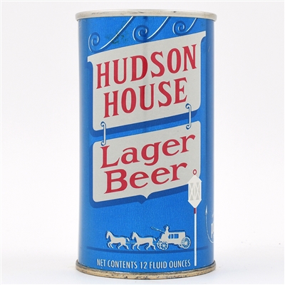 Hudson House Beer Zip Top PULL TAB PROMO ON SIDE 78-10