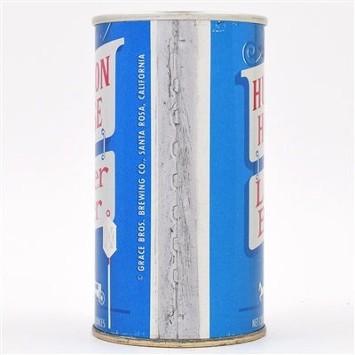 Hudson House Beer Zip Top PULL TAB PROMO ON SIDE 78-10