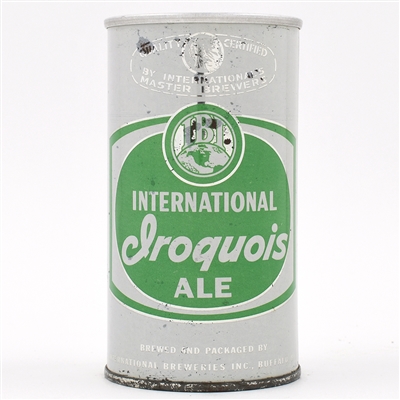 International Iroquois Ale Zip Top 78-25 SCARCE