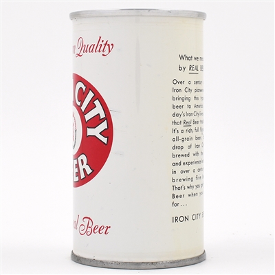Iron City Beer Zip Top FIRST PULL TAB RARE 78-28 POSSIBLY BEST
