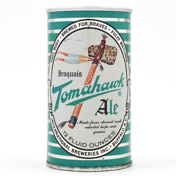 Iroquois Tomahawk Ale Zip Top CLEAN 82-3 TOUGH