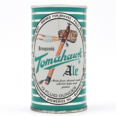 Iroquois Tomahawk Ale Zip Top CLEAN 82-3 TOUGH