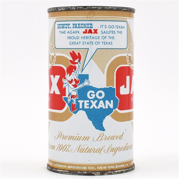 Jax Beer GO TEXAN INSERT JUICE TAB 83-2 SCARCE THIS CLEAN