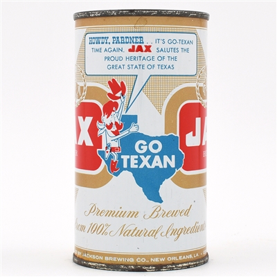 Jax Beer GO TEXAN INSERT JUICE TAB 83-2 SCARCE THIS CLEAN