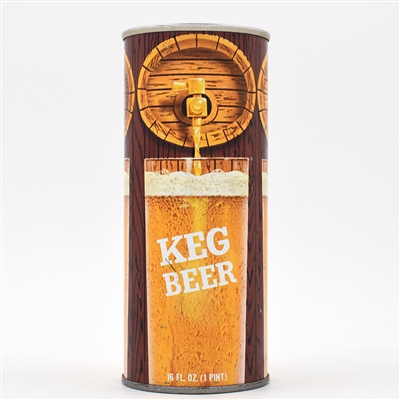 Keg Beer 16 Ounce Pull Tab 154-7