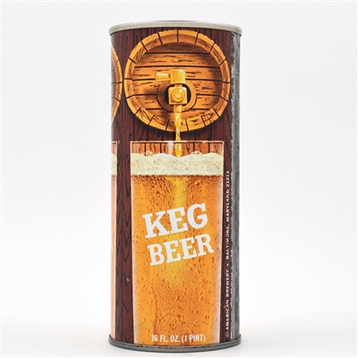 Keg Beer 16 Ounce Pull Tab 154-7