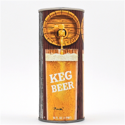 Keg Beer 16 Ounce Pull Tab 154-7