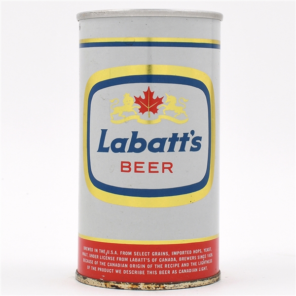 Labatts Beer Zip Top 87-3 AZUSA CALIFORNIA TOUGH