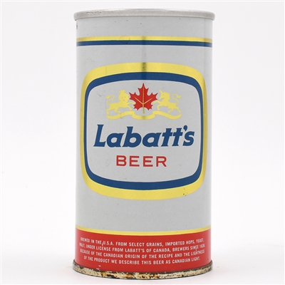 Labatts Beer Zip Top 87-3 AZUSA CALIFORNIA TOUGH
