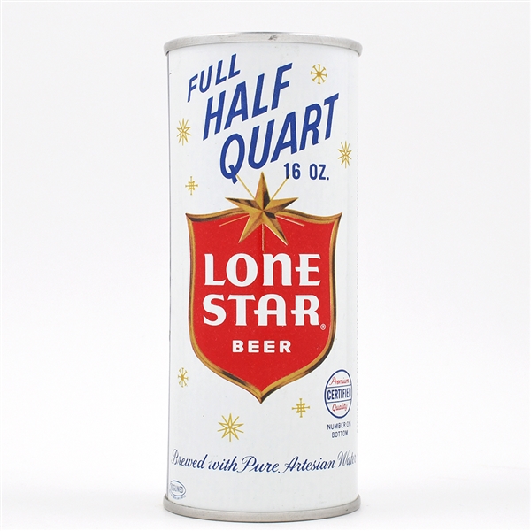 Lone Star Beer 16 Ounce Zip Top RARE CLEAN 154-29