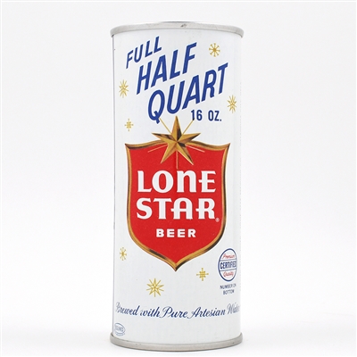 Lone Star Beer 16 Ounce Zip Top RARE CLEAN 154-29