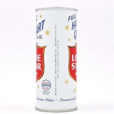 Lone Star Beer 16 Ounce Zip Top RARE CLEAN 154-29
