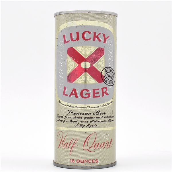 Lucky Lager Beer 16 Ounce Pull Tab SAN FRANCISCO 155-11