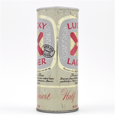 Lucky Lager Beer 16 Ounce Pull Tab SAN FRANCISCO 155-11