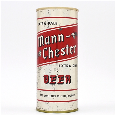 Mann-Chester Beer 16 Ounce Fan Tab 156-9 RARE THIS CLEAN BKE