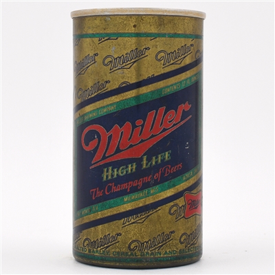 Miller Beer Extruded Steel Test Pull Tab ACTUAL 236-29