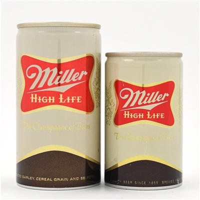 Miller Beer Soft Cross 12 and 8 Ounce Pull Tabs Lot of 2 TOUGH