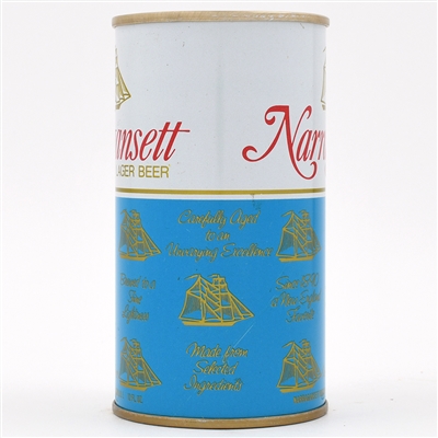Narragansett Beer Test Pull Tab BLUE UNLISTED SCARCE