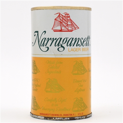 Narragansett Beer Test Pull Tab YELLOW UNLISTED RARE