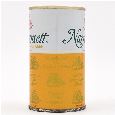 Narragansett Beer Test Pull Tab YELLOW UNLISTED RARE