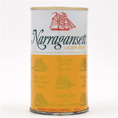 Narragansett Beer Test Pull Tab YELLOW UNLISTED RARE