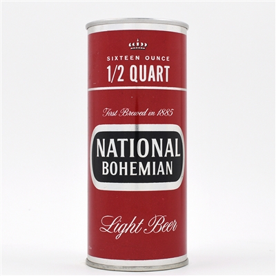 National Bohemian Beer 16 Ounce Zip Top BALTIMORE METALLIC 157-30