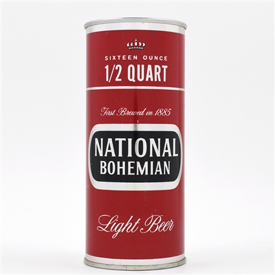 National Bohemian Beer 16 Ounce Zip Top BALTIMORE METALLIC 157-30