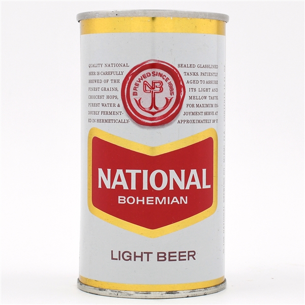 National Bohemian Beer Zip Top MIAMI 96-20 SCARCE