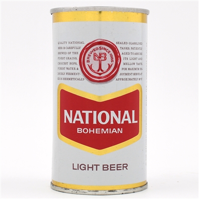 National Bohemian Beer Zip Top MIAMI 96-20 SCARCE