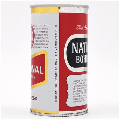 National Bohemian Beer Zip Top MIAMI 96-20 SCARCE