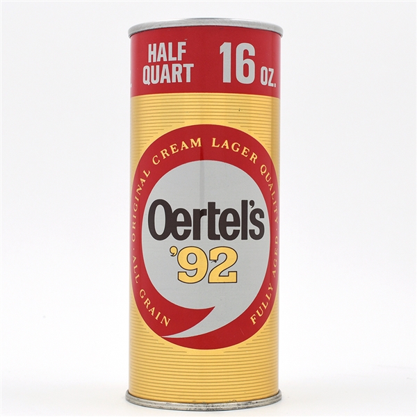 Oertels 92 Beer 16 Ounce Pull Tab LOUISVILLE 158-7 SCARCE THIS CLEAN