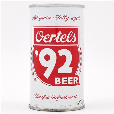 Oertels 92 Beer Zip Top CHEERFUL REFRESHMENT 98-39