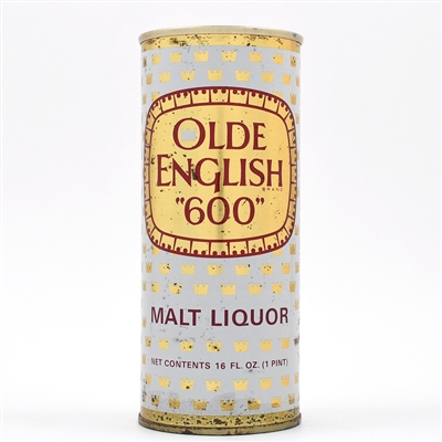 Olde English 600 Malt Liquor 16 Ounce Pull Tab 159-30 TOUGH