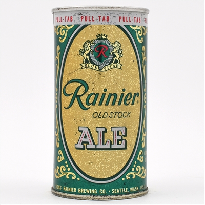 Rainier Ale 11 Ounce Zip Top PULL TAB PROMO 111-22
