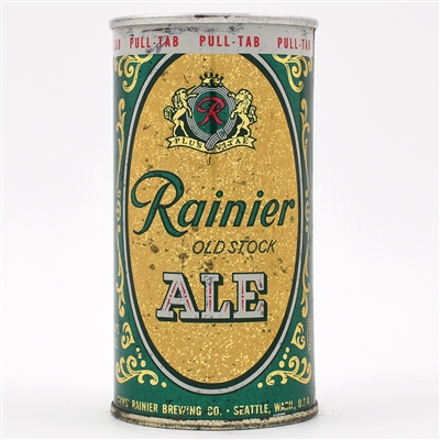 Rainier Ale 11 Ounce Zip Top PULL TAB PROMO 111-22