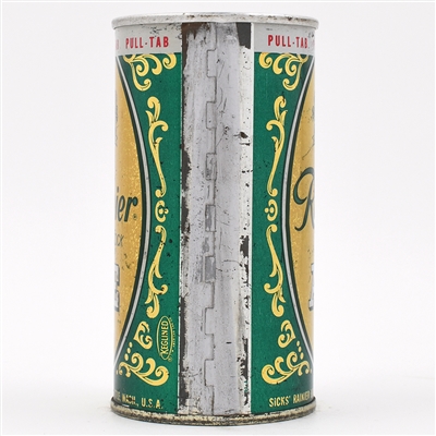 Rainier Ale 11 Ounce Zip Top PULL TAB PROMO 111-22