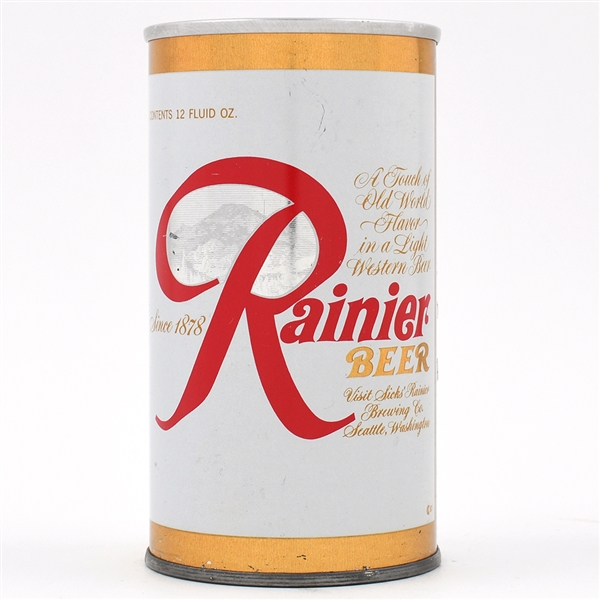Rainier Beer Zip Top METALLIC VISIT SICKS 111-33