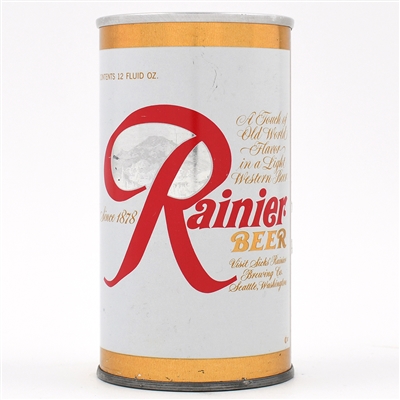 Rainier Beer Zip Top METALLIC VISIT SICKS 111-33